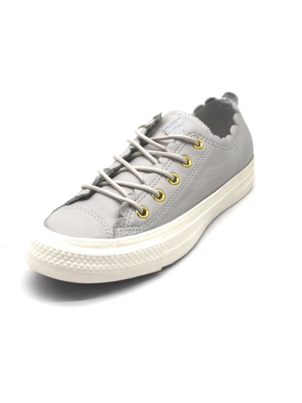 NEW!! Women’s Converse Chuck Taylor All-Star Low Top Leather Sneakers Gray 7.5M